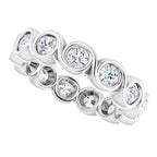 Bezel-Set Eternity Band
