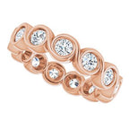 Bezel-Set Eternity Band