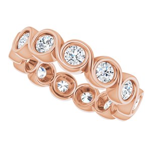 Bezel-Set Eternity Band