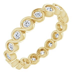 Bezel-Set Eternity Band