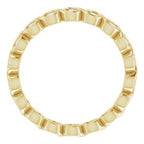 Bezel-Set Eternity Band