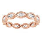 Bezel-Set Eternity Band
