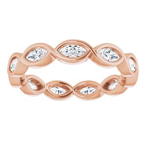 Bezel-Set Eternity Band