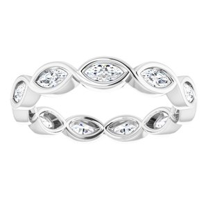 Bezel-Set Eternity Band