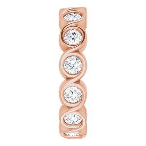 Bezel-Set Eternity Band