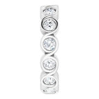 Bezel-Set Eternity Band