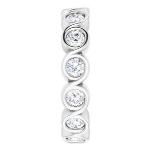 Bezel-Set Eternity Band