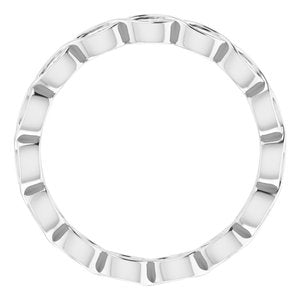 Bezel-Set Eternity Band