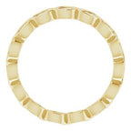Bezel-Set Eternity Band