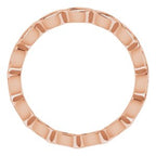Bezel-Set Eternity Band