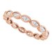 Bezel-Set Eternity Band