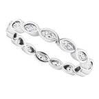 Bezel-Set Eternity Band