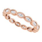 Bezel-Set Eternity Band