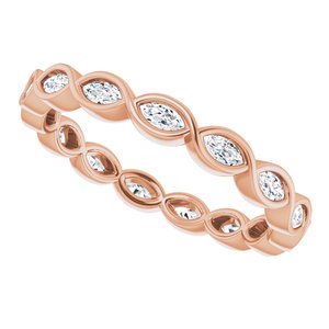 Bezel-Set Eternity Band