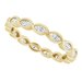 Bezel-Set Eternity Band