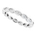 Bezel-Set Eternity Band