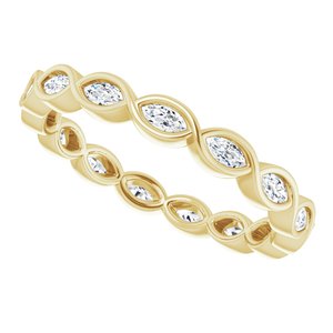 Bezel-Set Eternity Band