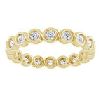 Bezel-Set Eternity Band