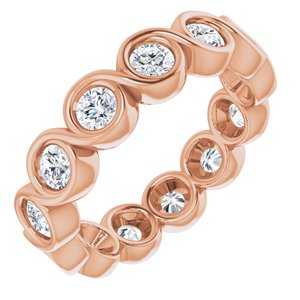 Bezel-Set Eternity Band