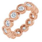 Bezel-Set Eternity Band