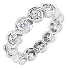 Bezel-Set Eternity Band