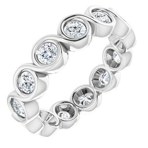 Bezel-Set Eternity Band