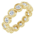 Bezel-Set Eternity Band