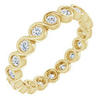 Bezel-Set Eternity Band