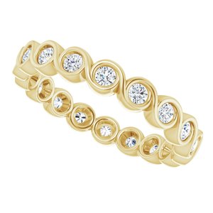 Bezel-Set Eternity Band