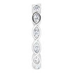 Bezel-Set Eternity Band