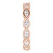 Bezel-Set Eternity Band