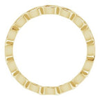 Bezel-Set Eternity Band