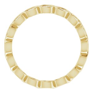 Bezel-Set Eternity Band