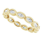 Bezel-Set Eternity Band