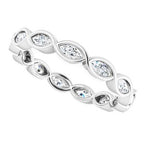 Bezel-Set Eternity Band