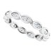 Bezel-Set Eternity Band