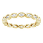 Bezel-Set Eternity Band