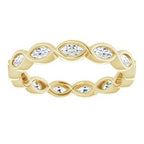 Bezel-Set Eternity Band