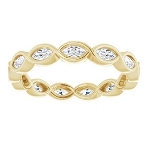 Bezel-Set Eternity Band