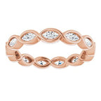 Bezel-Set Eternity Band