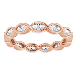 Bezel-Set Eternity Band