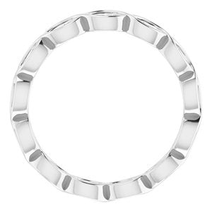 Bezel-Set Eternity Band