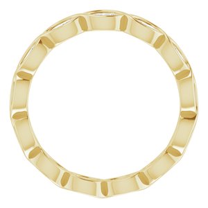 Bezel-Set Eternity Band