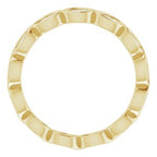 Bezel-Set Eternity Band
