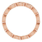 Bezel-Set Eternity Band