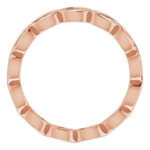 Bezel-Set Eternity Band