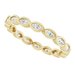 Bezel-Set Eternity Band