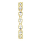 Bezel-Set Eternity Band