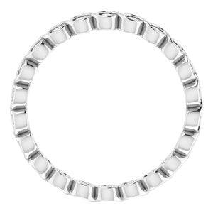 Bezel-Set Eternity Band
