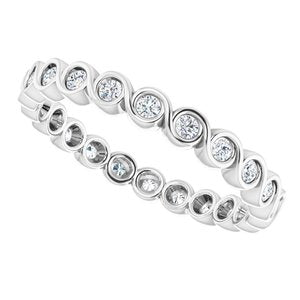 Bezel-Set Eternity Band